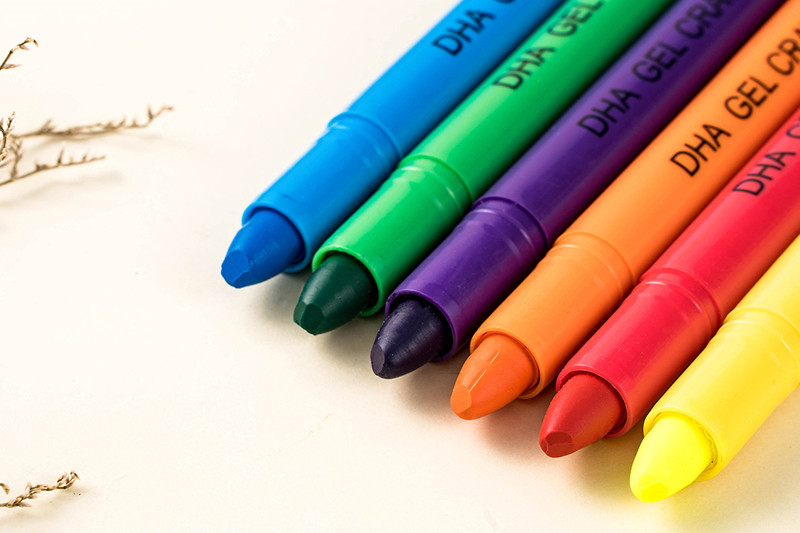 bright color wax crayon