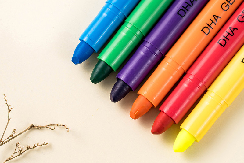 12 colors Washable Crayons