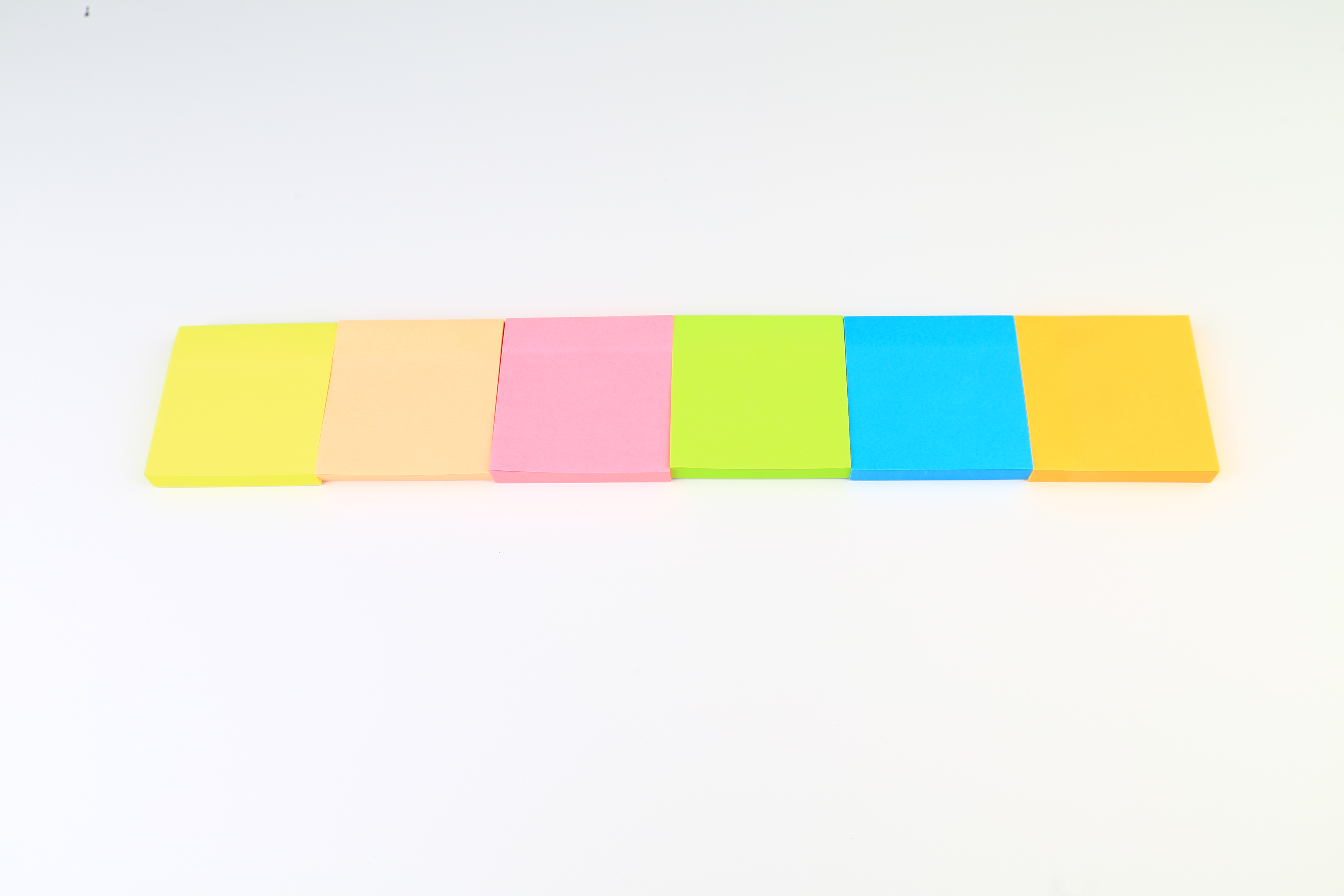 Neon shaped sticky notes